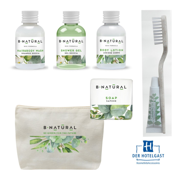 Preview: B-NATURAL »50ml M« Übernachtungsset